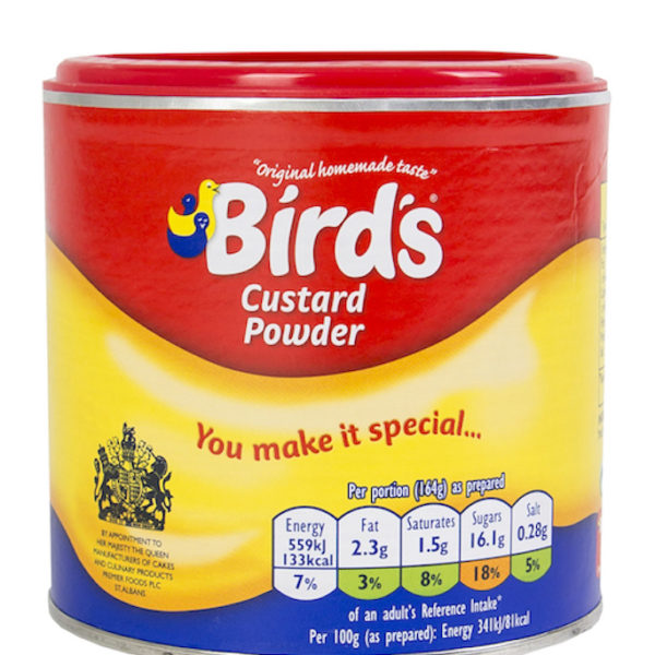 Bird’s vanilla flavoured custard powder – 300g