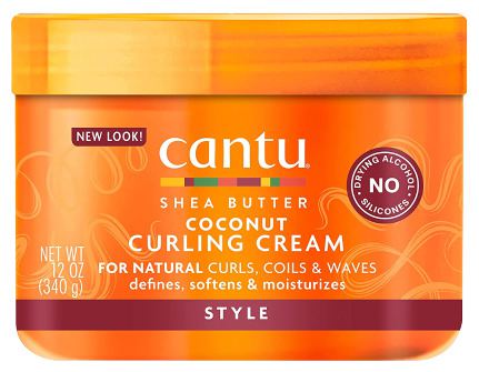 Cantu shea butter coconut curling cream for natural curls, coils and waves – Feuchtigkeitscreme für natürliche Kokosnusslocken – 340g