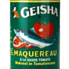 Geisha makreel in tomatensaus – maquereaux à la sauce tomate – caballa en salsa de tomate – sgombro in salsa di pomodoro – 425g