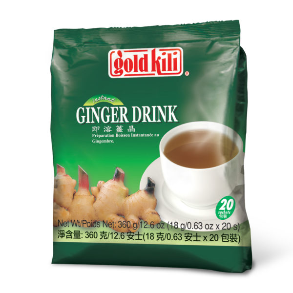 Gold kili instant honey ginger drink – boisson instantanée au gingembre et miel – instant Ingwer Getränk mit Hönig – 20 sachets – 360g