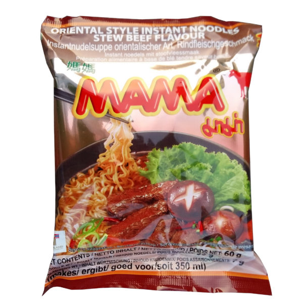 Mama stew beef flavour noodles – instant nouilles boeuf – 60g