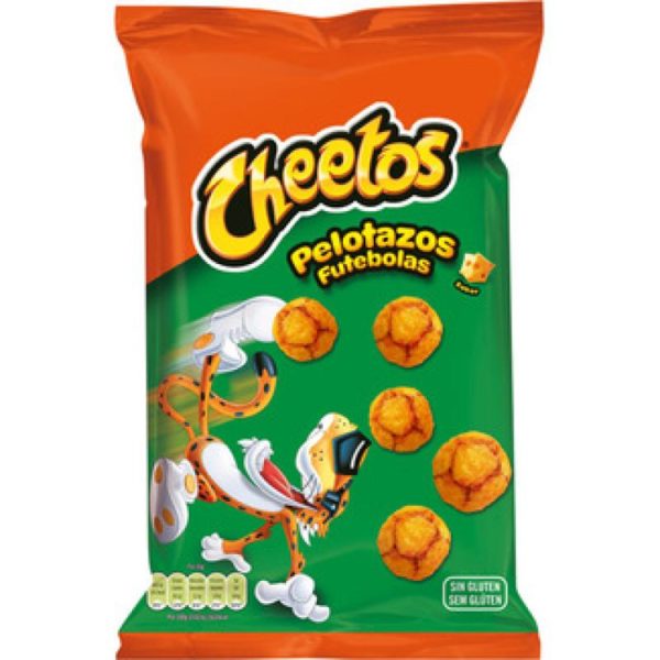Cheetos pelotazos futebolas – chips à la base de maïs avec goût de fromage – 130g