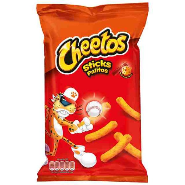 Cheetos sticks palitos – chips à base de maïs au goût de fromage et ketchup – 96g