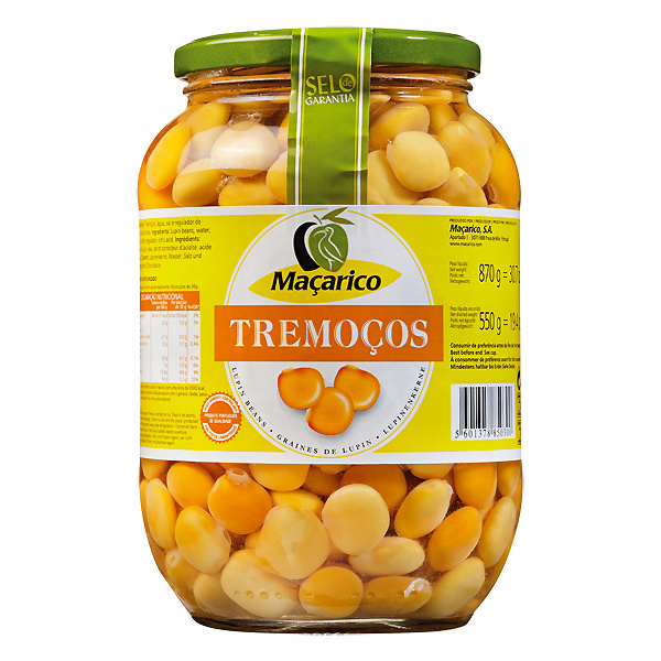 Macarico tremocos extra – graines de lupin – lupin beans – Lupinenkerne – 870g