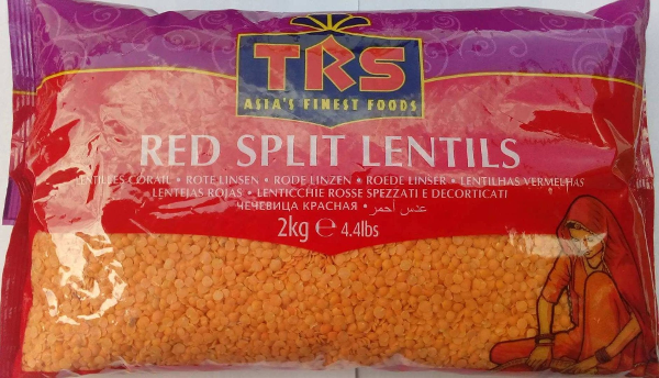 TRS red split lentils – lentilles corail – rote Linsen – 2kg