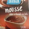 Alsa mousse sabor a chocolate de leite – préparation pour mousse au chocolat – 150g