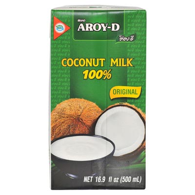 Aroy-d coconut milk – lait de noix de coco – Kokosnussmilch – 500ml