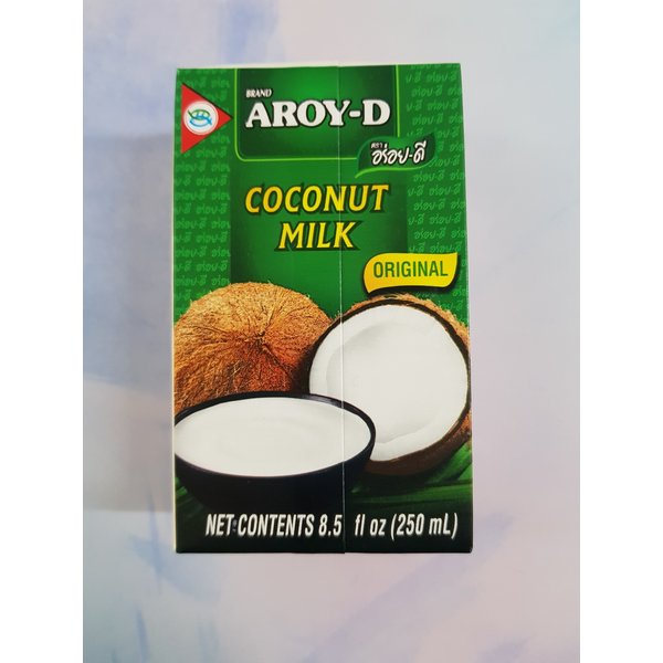 Aroy-d coconut milk – lait de noix de coco – Kokosnussmilch – 250ml