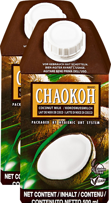 Chaokoh coconut milk – Kokosnussmilch – Lait de noix de coco – Latte di noce di cocco – 500ml