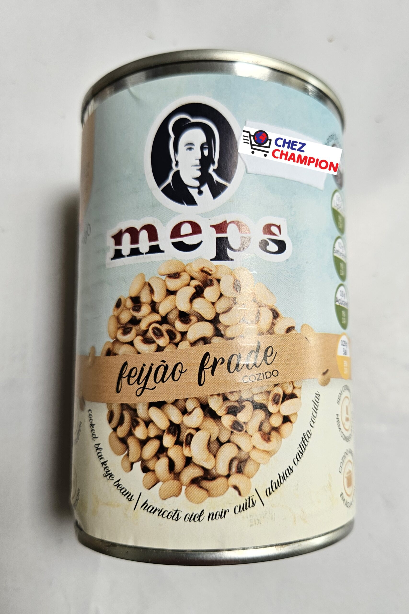 Meps feijao frade cozido – cooked black eyes beans – haricots cornille cuits – alubias castilla cocidas – 420g