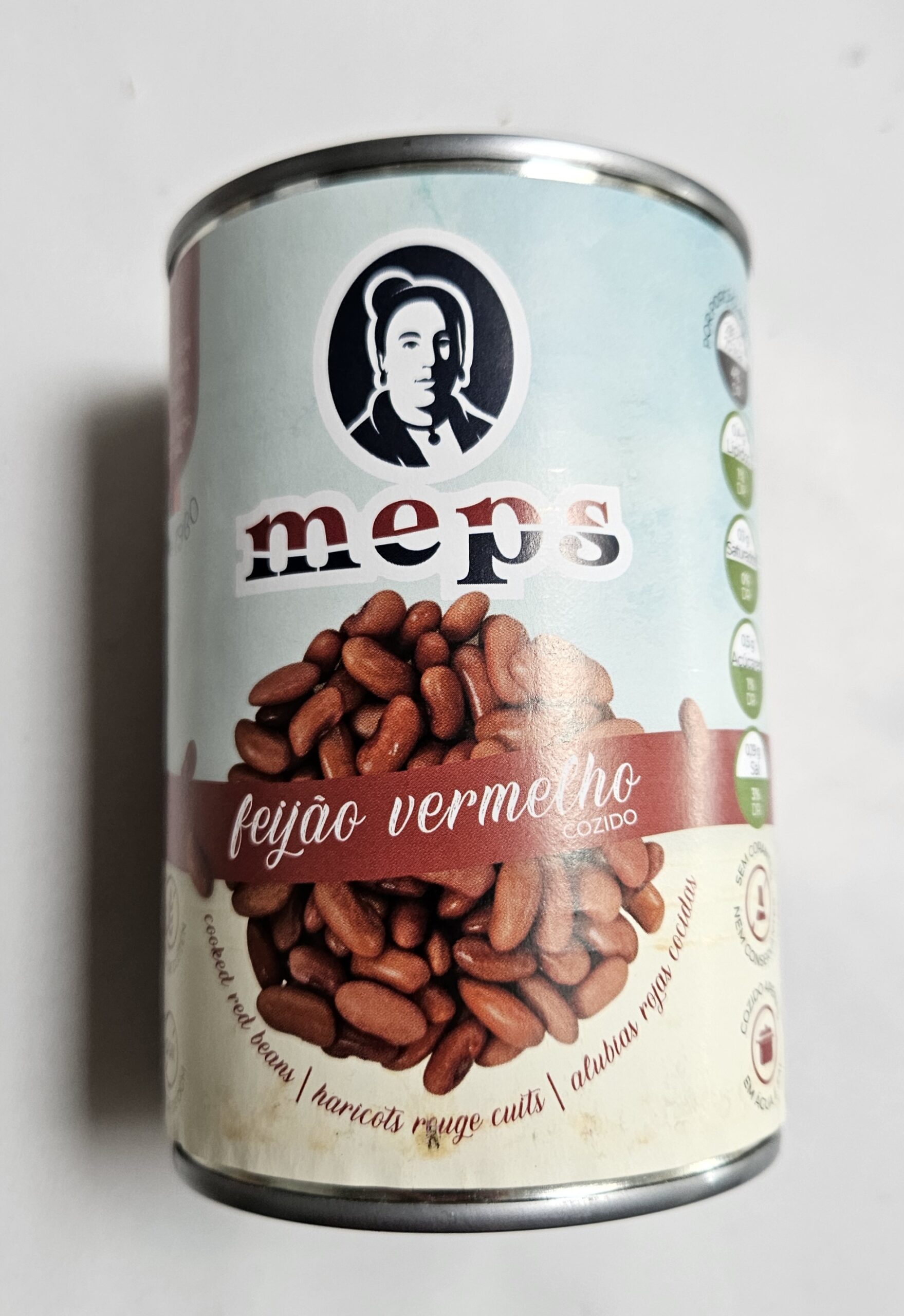 Meps feijao vermelho cozido – haricots rouges cuits – cooked red beans – alubias rojas cocidas – 420g