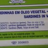 Pescador sardinhas em oleo vegetal – sardines à l’huile végétale – 56g