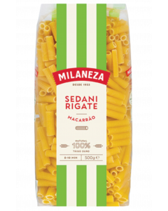 Milaneza macarrao sedani rigate – pâtes alimentaires – 500g