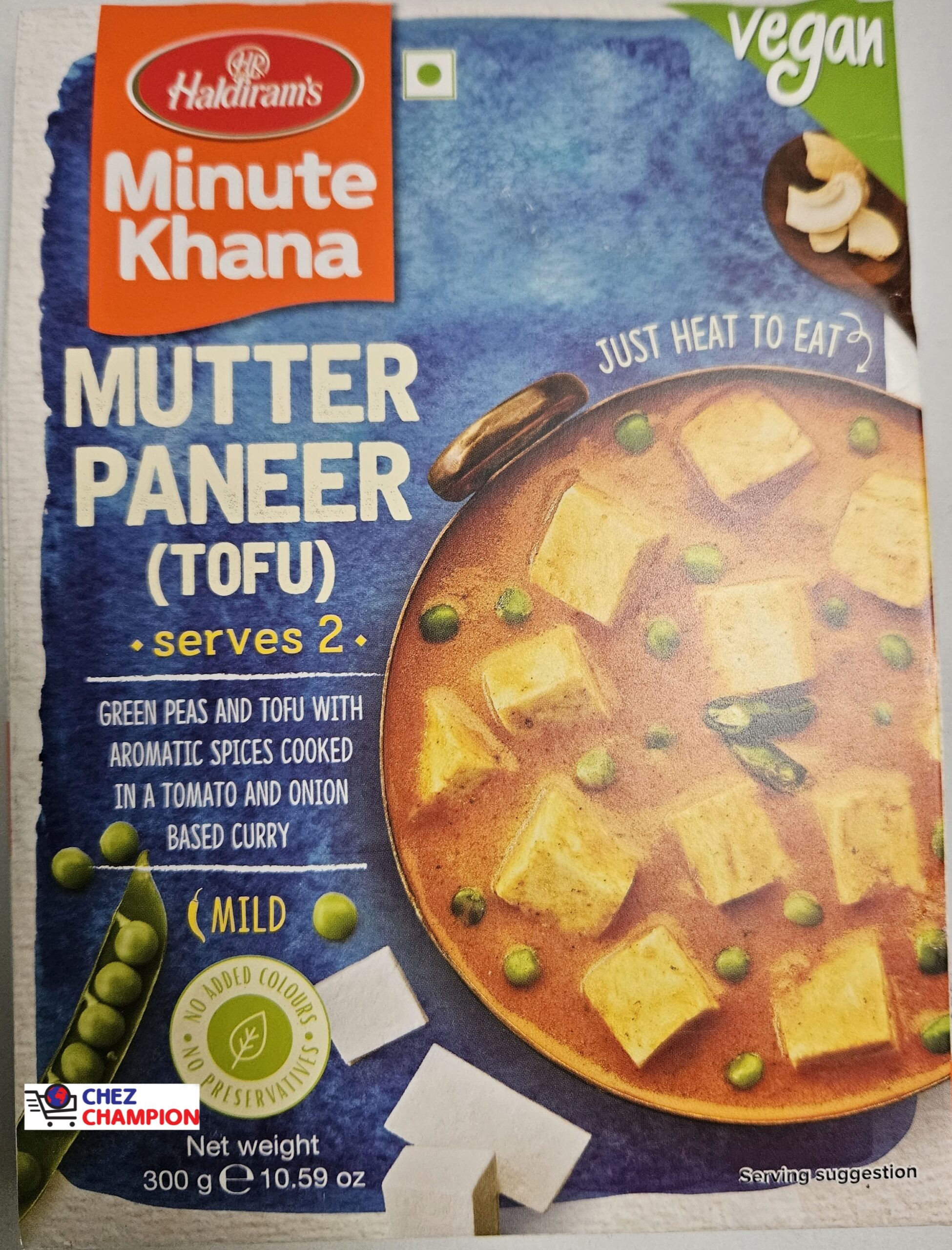 Haldiram’s mutter paneer (tofu) – 300g