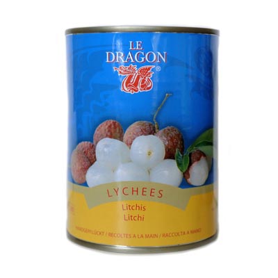 Le dragon lychees – litchis au sirop – Litschis in Sirup – 567g