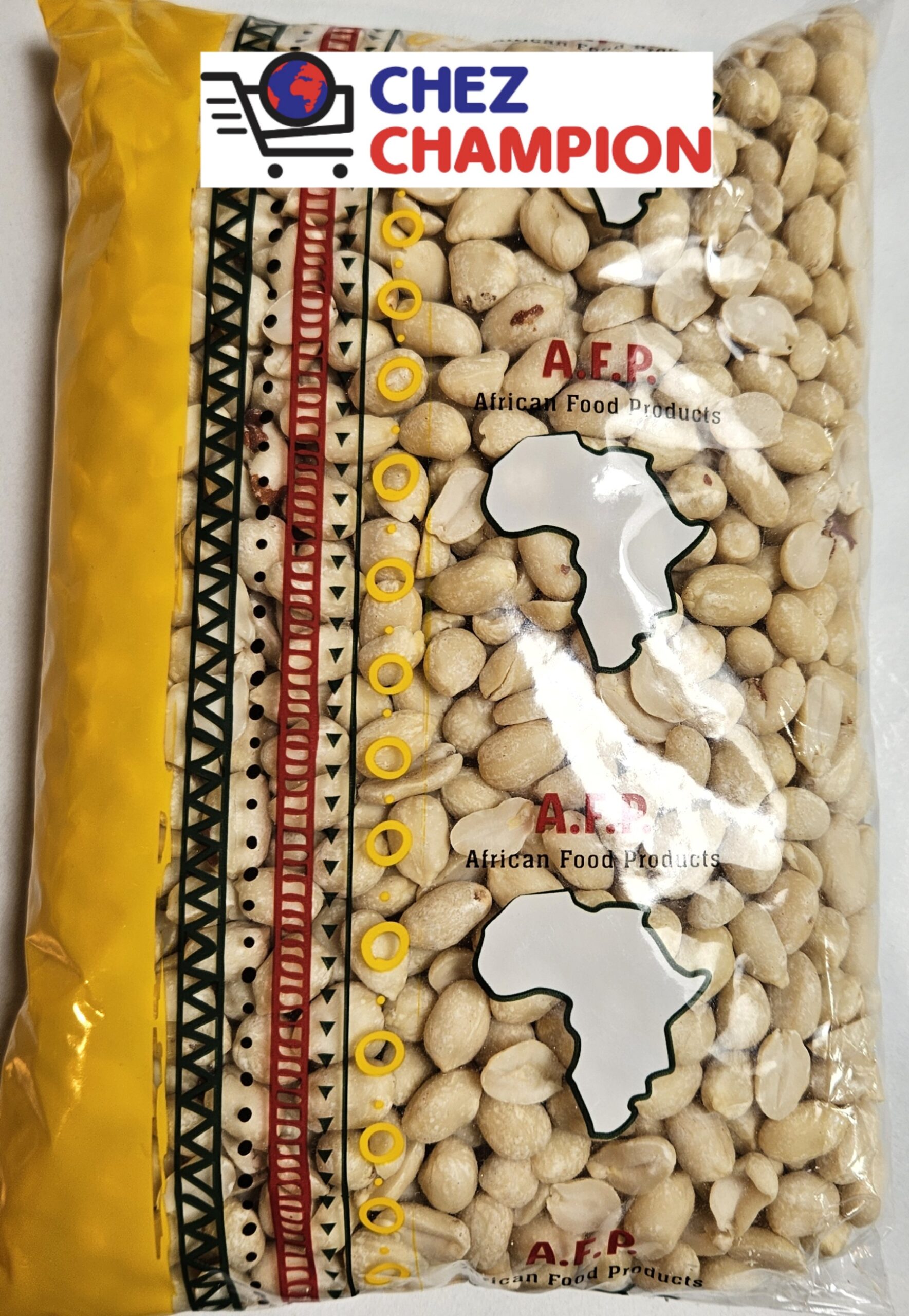 AFP unroasted peanuts without skin – cacahuètes non-grillées sans peau – Ungeröstete Erdnusse ohne Haut – 800g