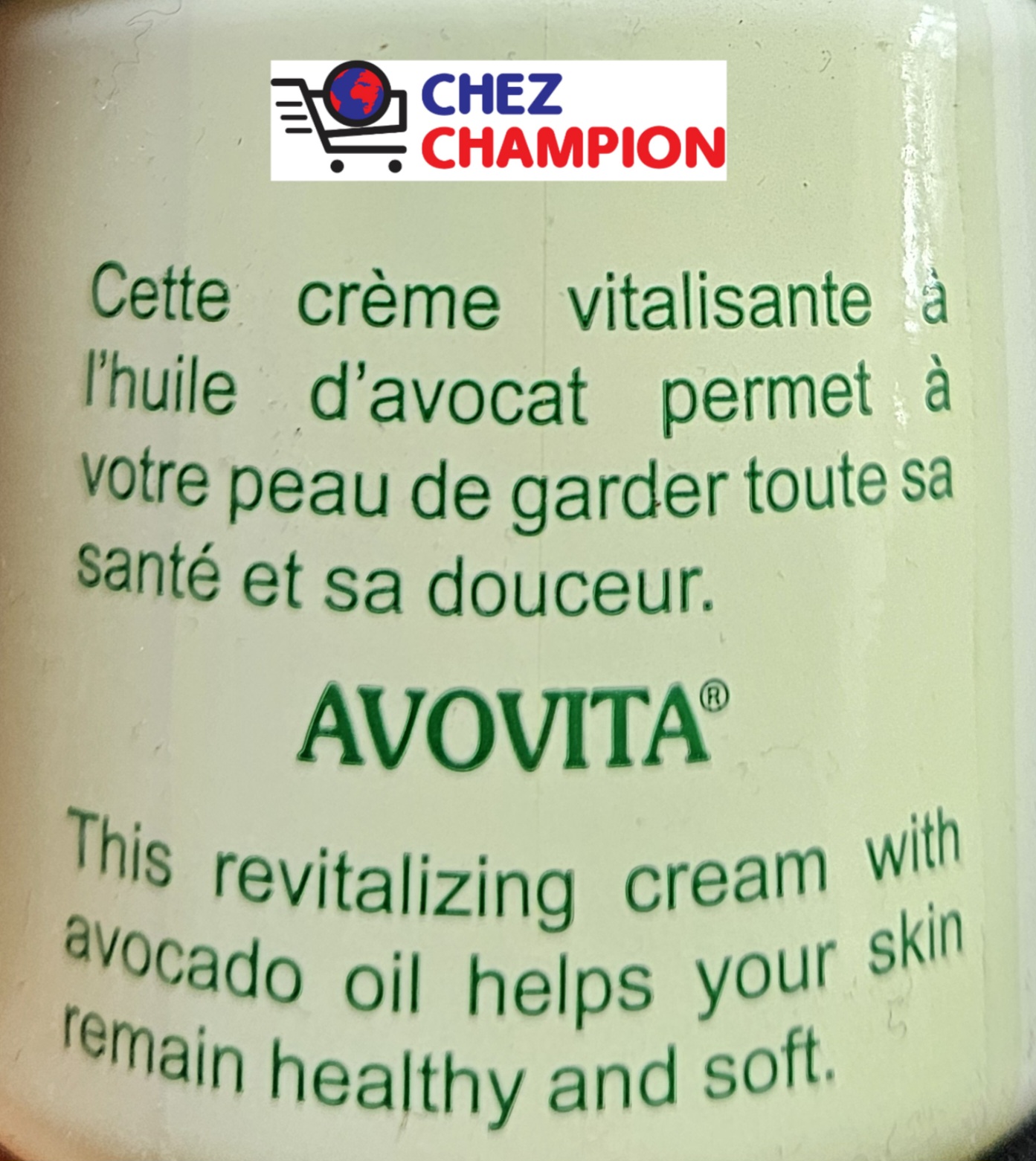 Avovita crème vitalisante à l’huile d’avocat – avocado oil skin cream – 125ml