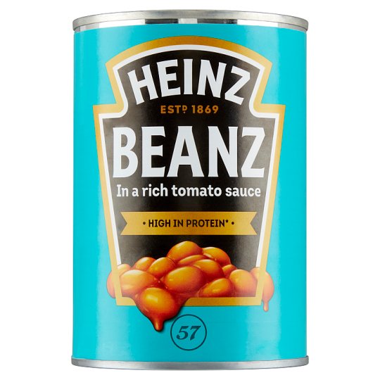 Heinz beanz in a rich tomato sauce – haricots cuits à la sauce tomate – 415g