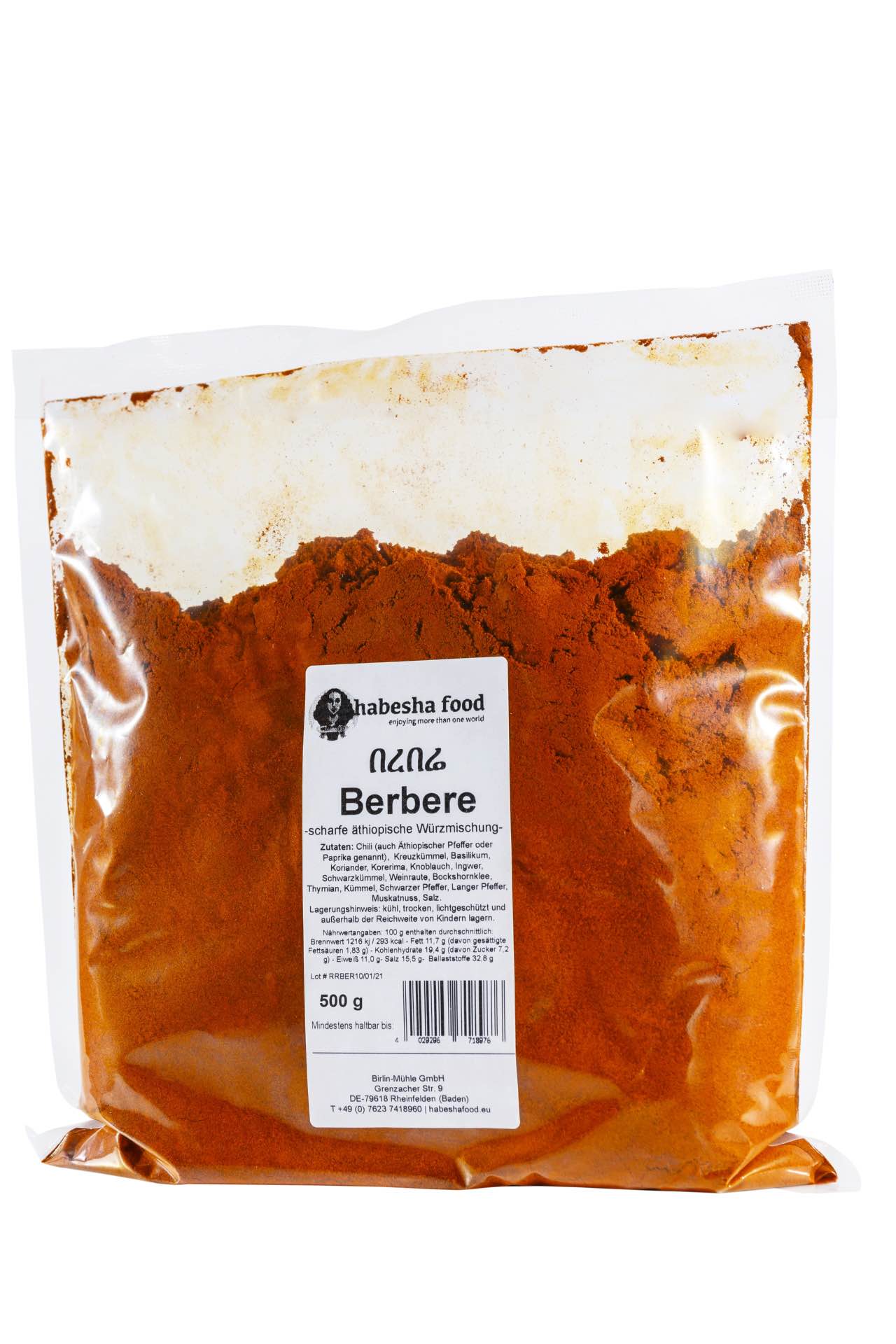 Berbere scharfe Würzmischung – mélange d’épices piquant – 500g