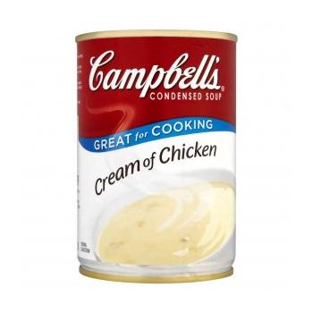 Campbell’s condensed soup cream of chicken – soupe condensé crème de poulet – 295g
