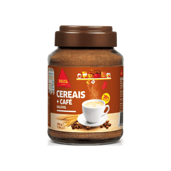 Delta cereais et café soluble – mélange soluble avec café – 200g