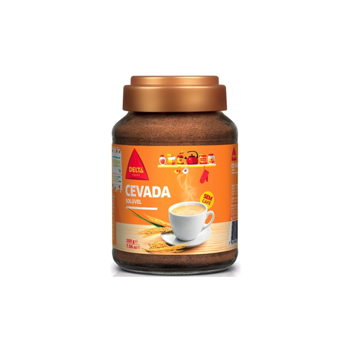 Delta cevada cebada soluble – orge soluble sans café – 200g