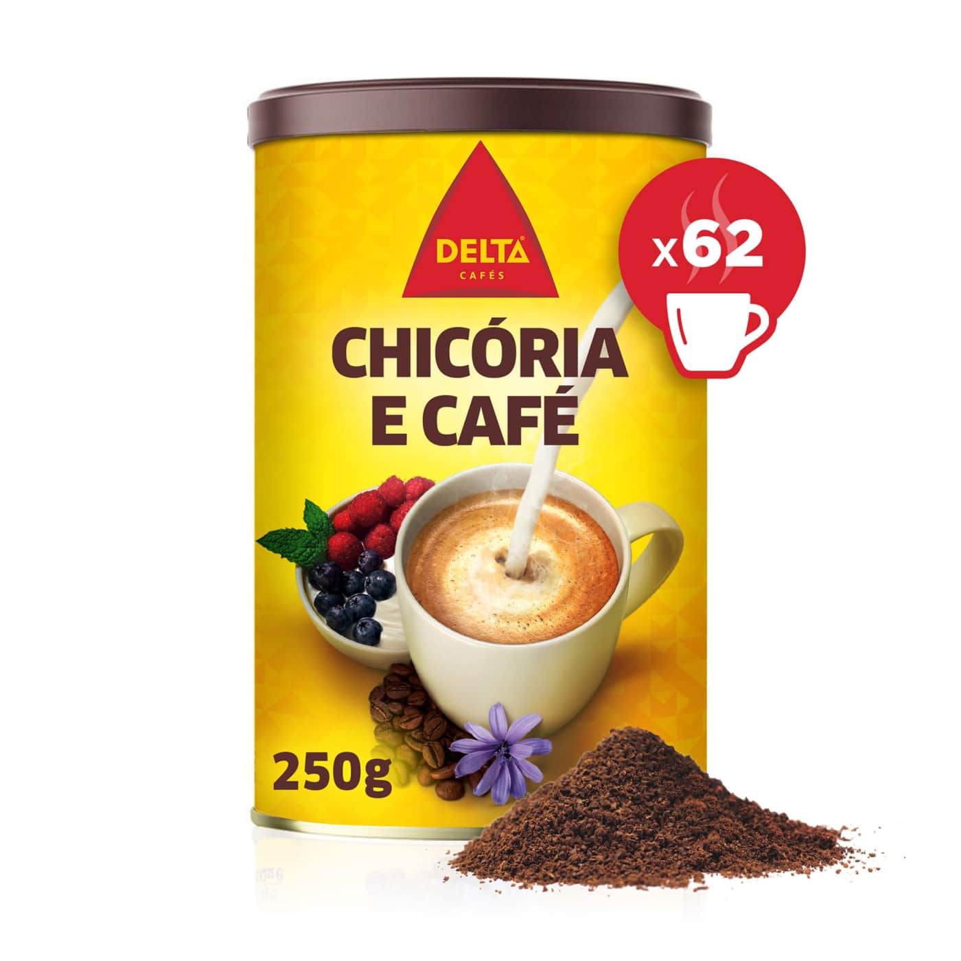 Delta chicoria e café – mélange soluble de chicorée et café – 250g