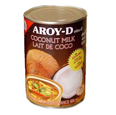 Aroy-D coconut milk for cooking – lait de coco pour cuisiner – Kokosmilch zum kochen – 400ml