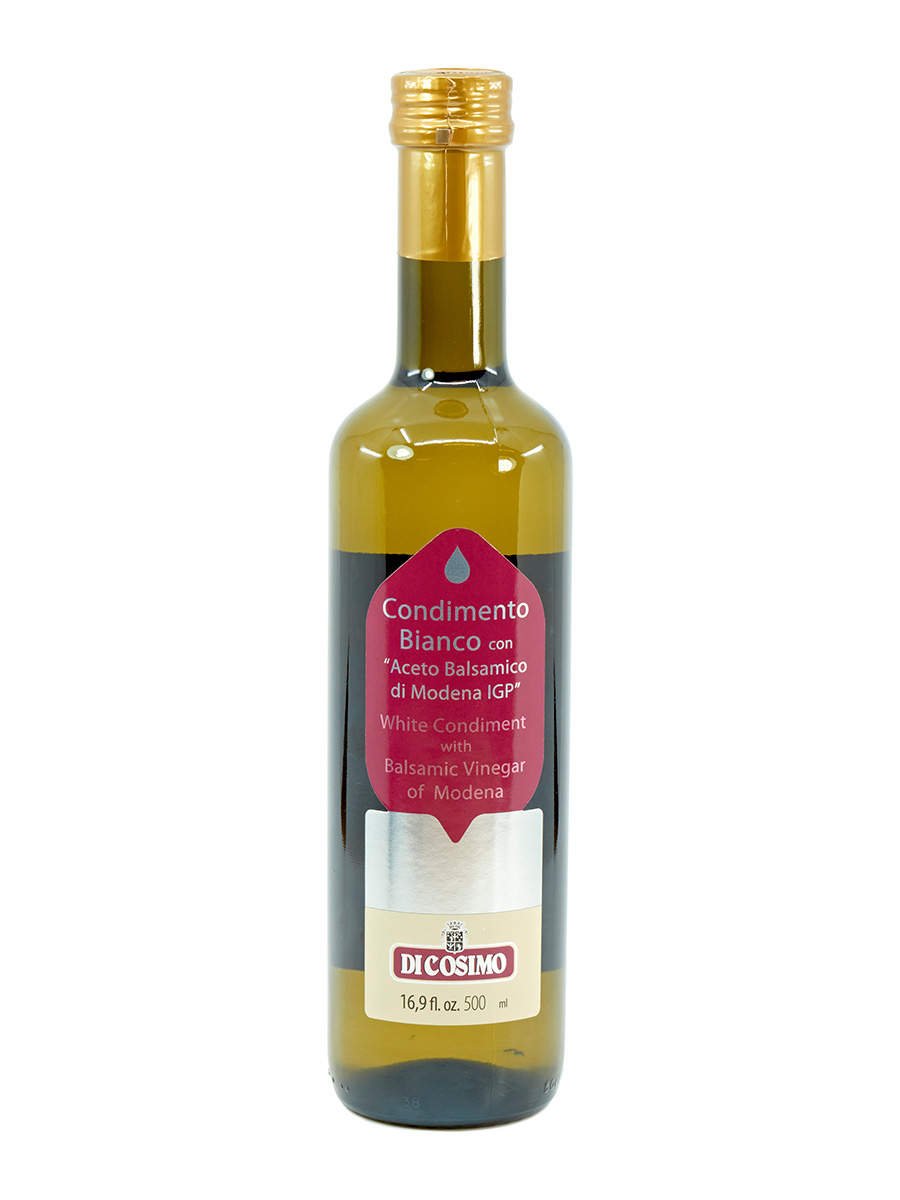 Dicosimo white condiment with balsamic vinegar – condiment blanc avec vinaigre balsamique – condimento bianco con aceto balsamico – 500ml