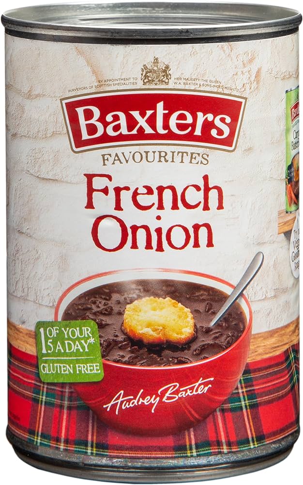 Baxters french onion – soupe à l’oignon française – 400g