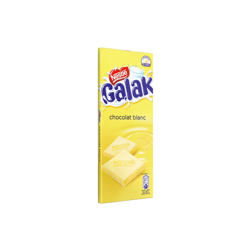 Nestlé tablette galak chocolat blanc – 100g