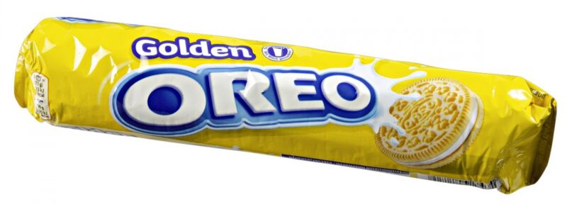 Golden oreo – biscuits fourés à la crème vanille – 154g