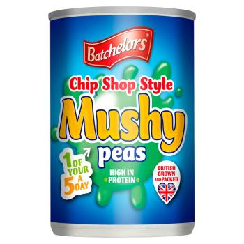 Batchelors chip shop style mushy peas – petits pois – 300g