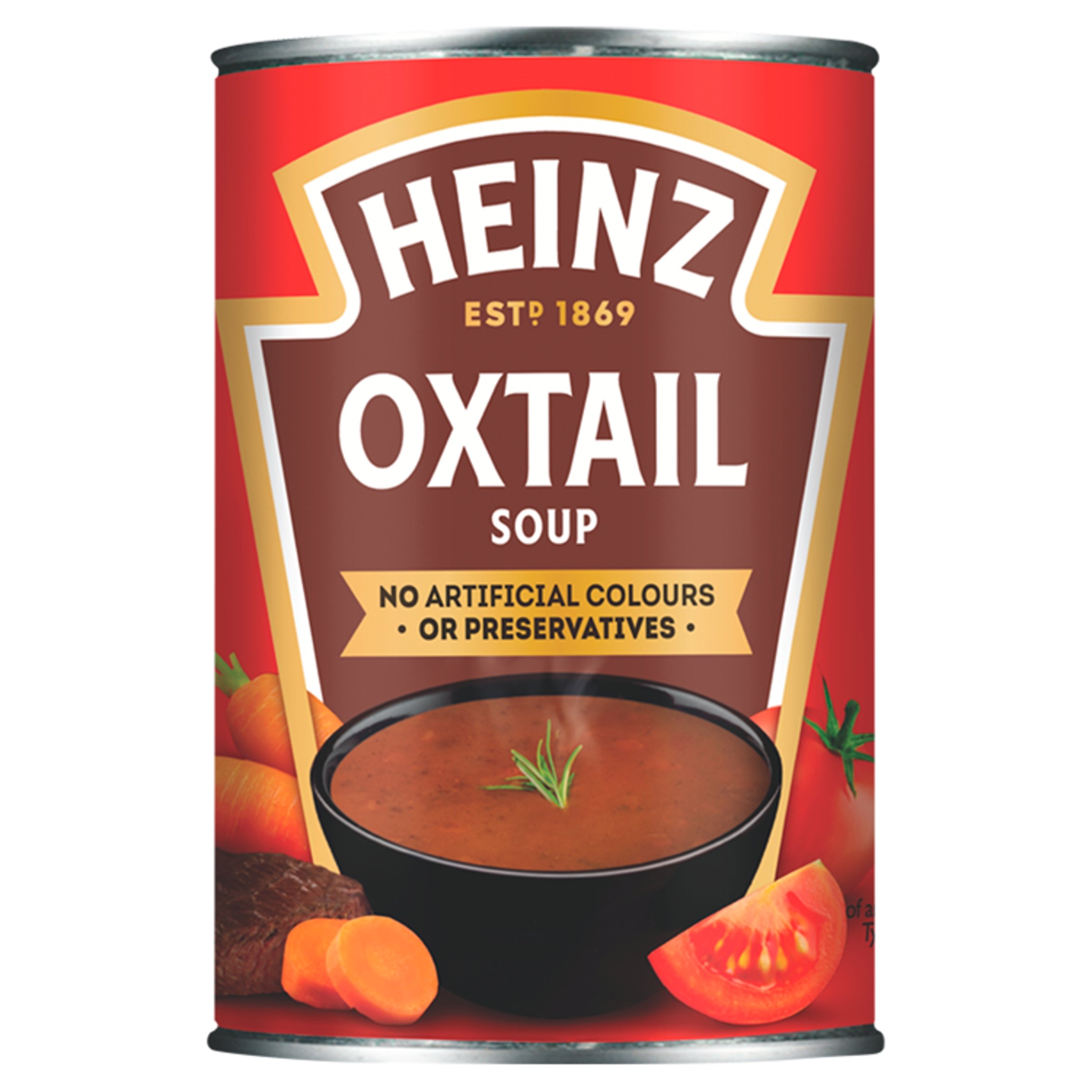 Heinz oxtail soup – soupe de queue de boeuf – 400g