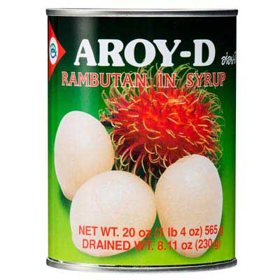 Aroy-D rambutan in syrup – ramboutan au sirop – Rambutan in Sirup – 565g