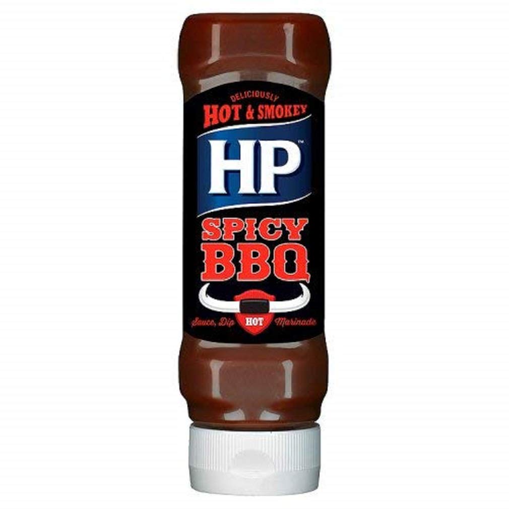 HP hot and smokey spicy bbq sauce – sauce pour barbecue – 470g