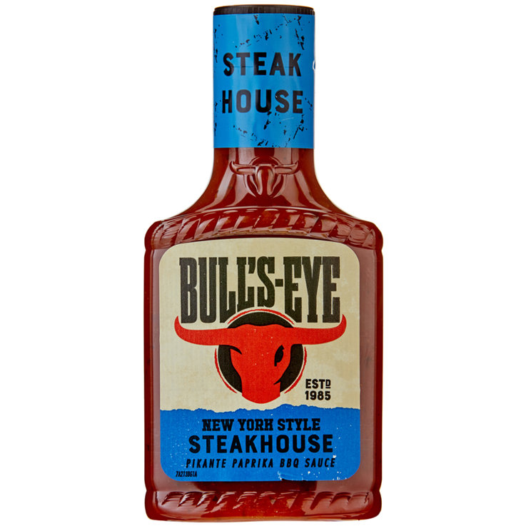 Bull’s-eye steakhouse – pikante paprika bbq sauce – sauce piquante pour barbecue – 300ml