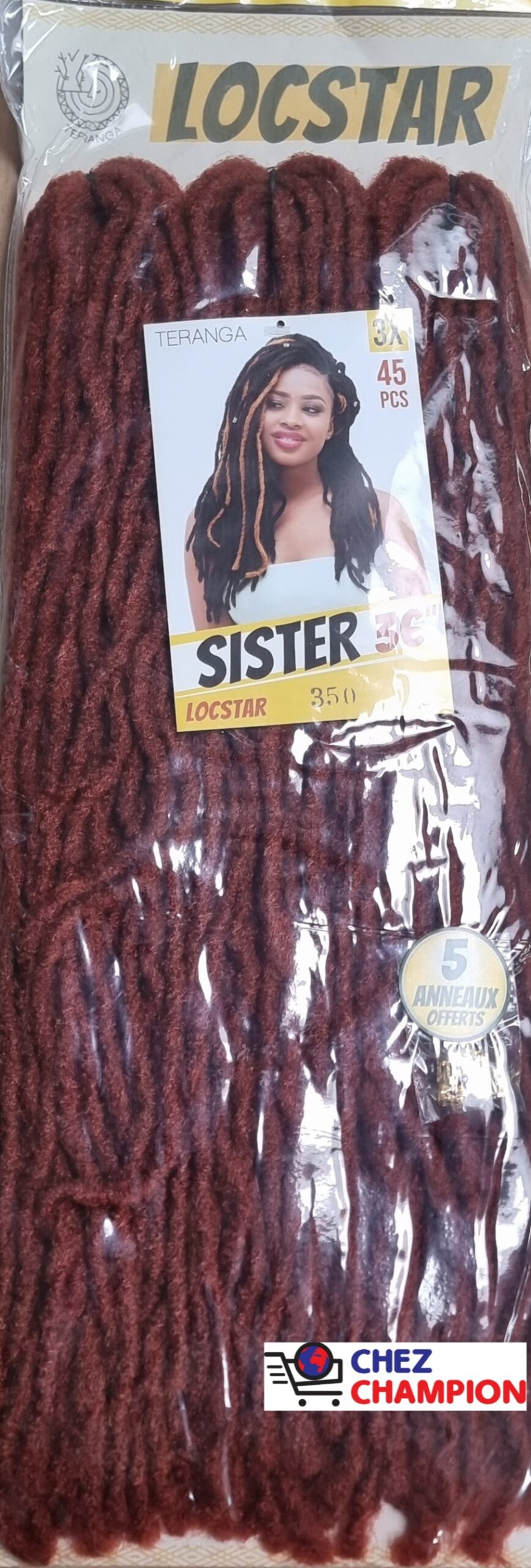 Teranga locstar sister 36″ – couleur 350