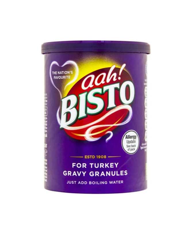 Bisto for turkey gravy granules just add boiling water – granulés de sauce pour la dinde – 190g