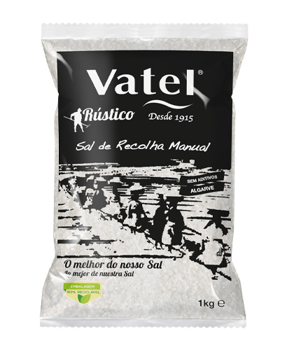 Vatel rustico sal de recolha manuel sem aditivos – sel marin sans additifs – 1kg