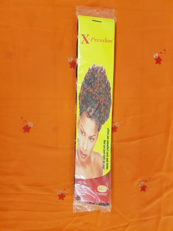 X-pression ultra braids 165g – 82″ (xpression) – color 1
